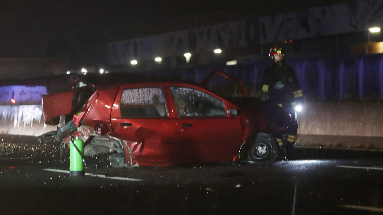 L'auto su cui viaggiava la vittima