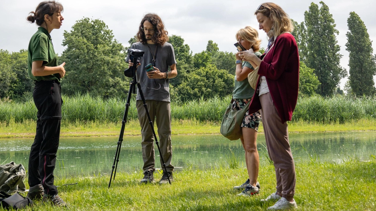 Binocoli, app, registratori e algoritmi in campo per riconoscere le varie specie che abitano l’area Binocoli, app, registratori e algoritmi in campo per riconoscere le varie specie che abitano l’area