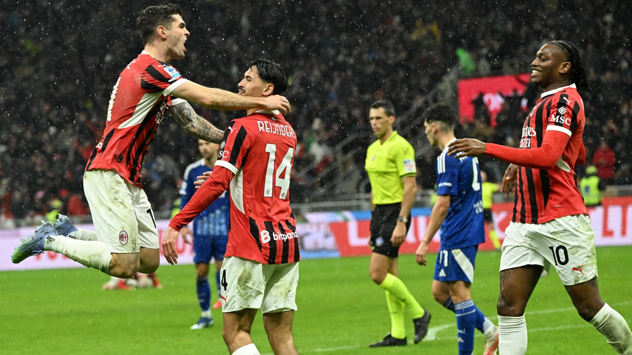Il Milan rimonta il Como con i gol di Tijjani Reijnders e Christian Pulisic Il Milan rimonta il Como con i gol di Tijjani Reijnders e Christian Pulisic