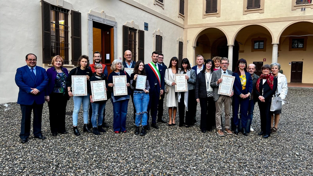 I premiati a Maleo I premiati a Maleo