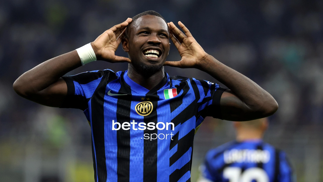 Marcus Thuram, grande protagonista del 4-0 all'Atalanta di Gasperini Marcus Thuram, grande protagonista del 4-0 all'Atalanta di Gasperini