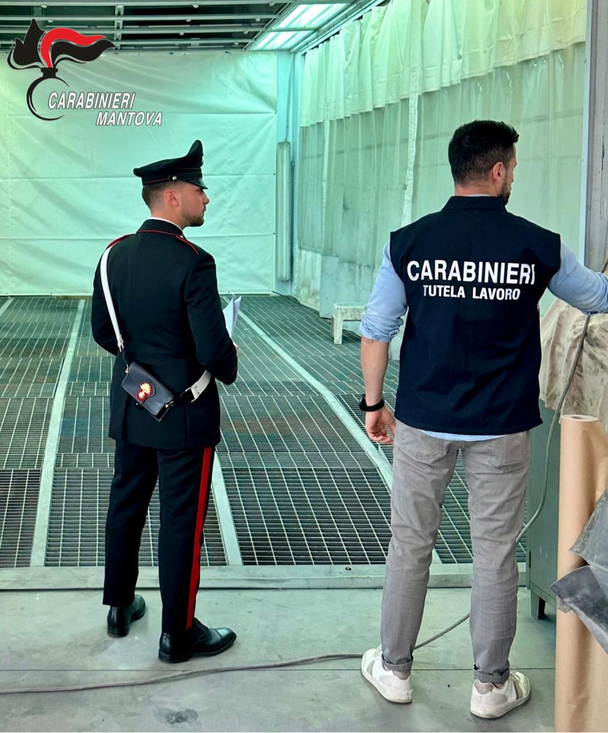 Curtatone, controlli in un cantiere edile: numerose irregolarità. Attività sospesa e sanzioni per oltre 30mila euro