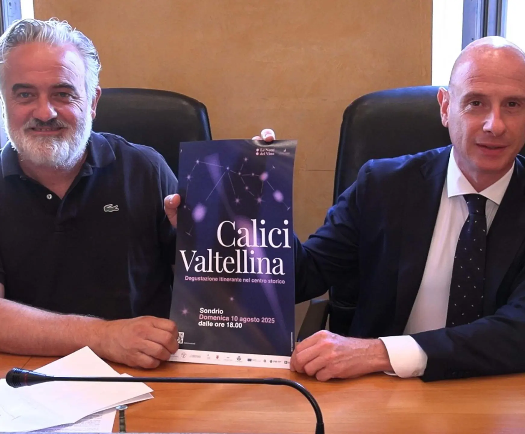 Sondrio, degustare del buon vino valtellinese con il naso all’insù