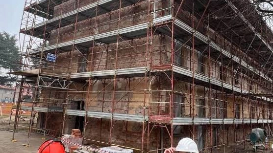 Busto Arsizio, il sindaco in sopralluogo al cantiere Busto Arsizio, il sindaco in sopralluogo al cantiere