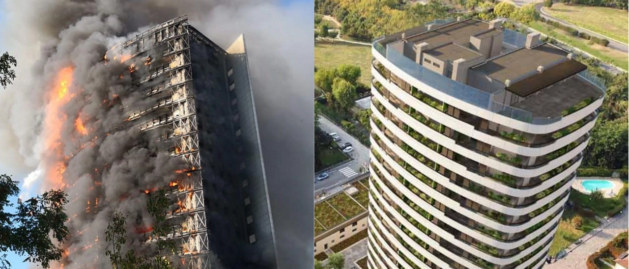 Torre dei Moro, la rinascita: 4 anni dopo l’incendio del palazzo i primi abitanti nelle villette rifatte