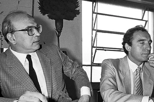Bettino Craxi e Paolo Pillitteri 