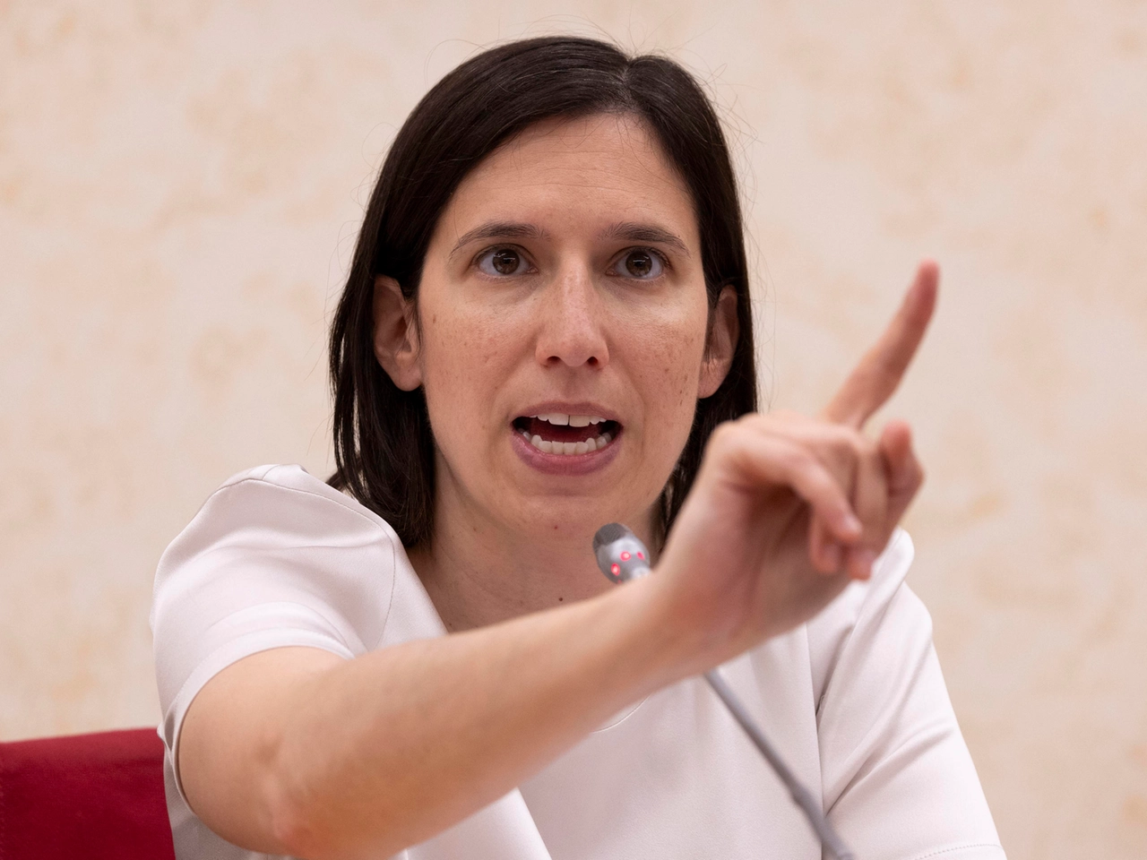 La segretaria del PD Elly Schlein