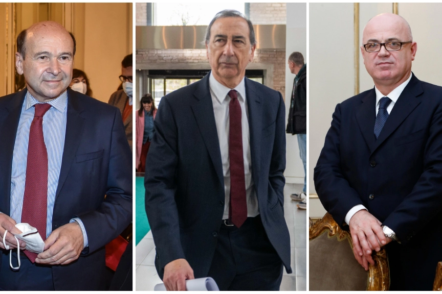 Da sinistra Dominique Meyer, Giuseppe Sala e Fortunato Ortombina