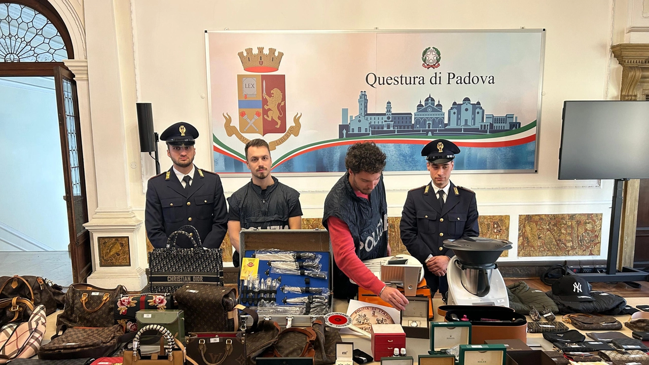 Sgominata dalla Polizia di Padova una banda di albanesi, individuandone i covi, che in poche settimane ha compiuto 50 furti in appartamento tra il Veneto, la Lombardia e l'Emilia Romagna Sgominata dalla Polizia di Padova una banda di albanesi, individuandone i covi, che in poche settimane ha compiuto 50 furti in appartamento tra il Veneto, la Lombardia e l'Emilia Romagna