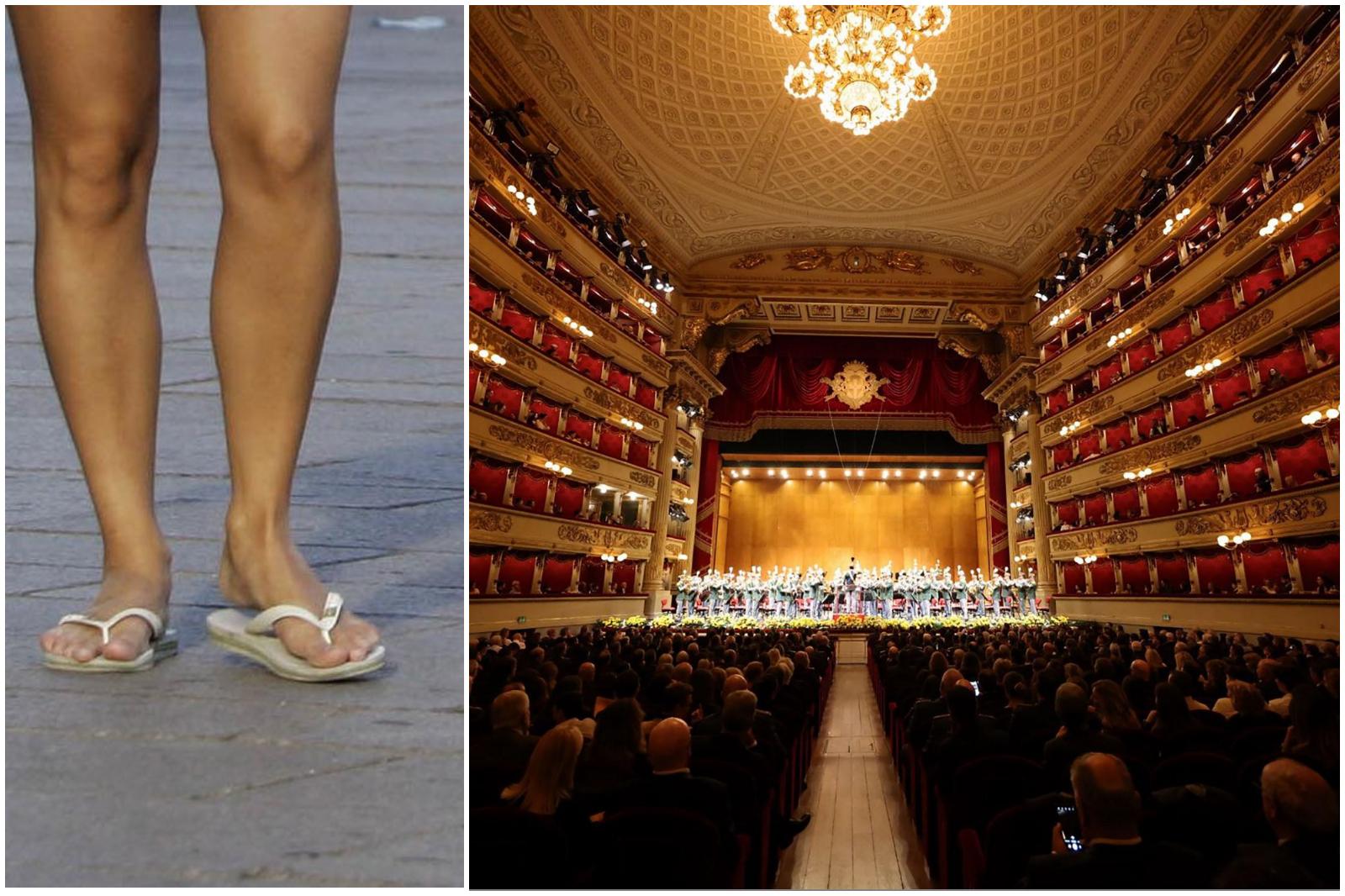 “Basta infradito, shorts e canotte”: alla Scala di Milano cartelloni per far rispettare il dress code “Basta infradito, shorts e canotte”: alla Scala di Milano cartelloni per far rispettare il dress code