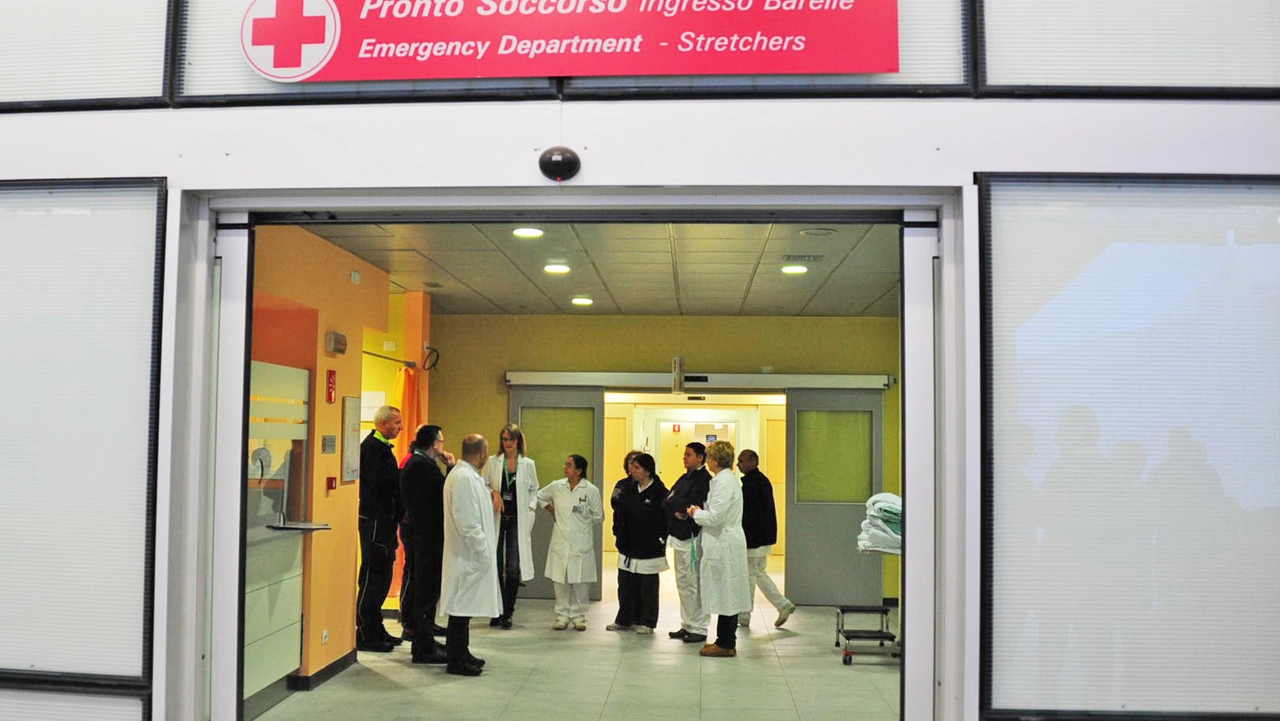 Bergamo, il Pronto soccorso dell'ospedale Papa Giovanni XXII