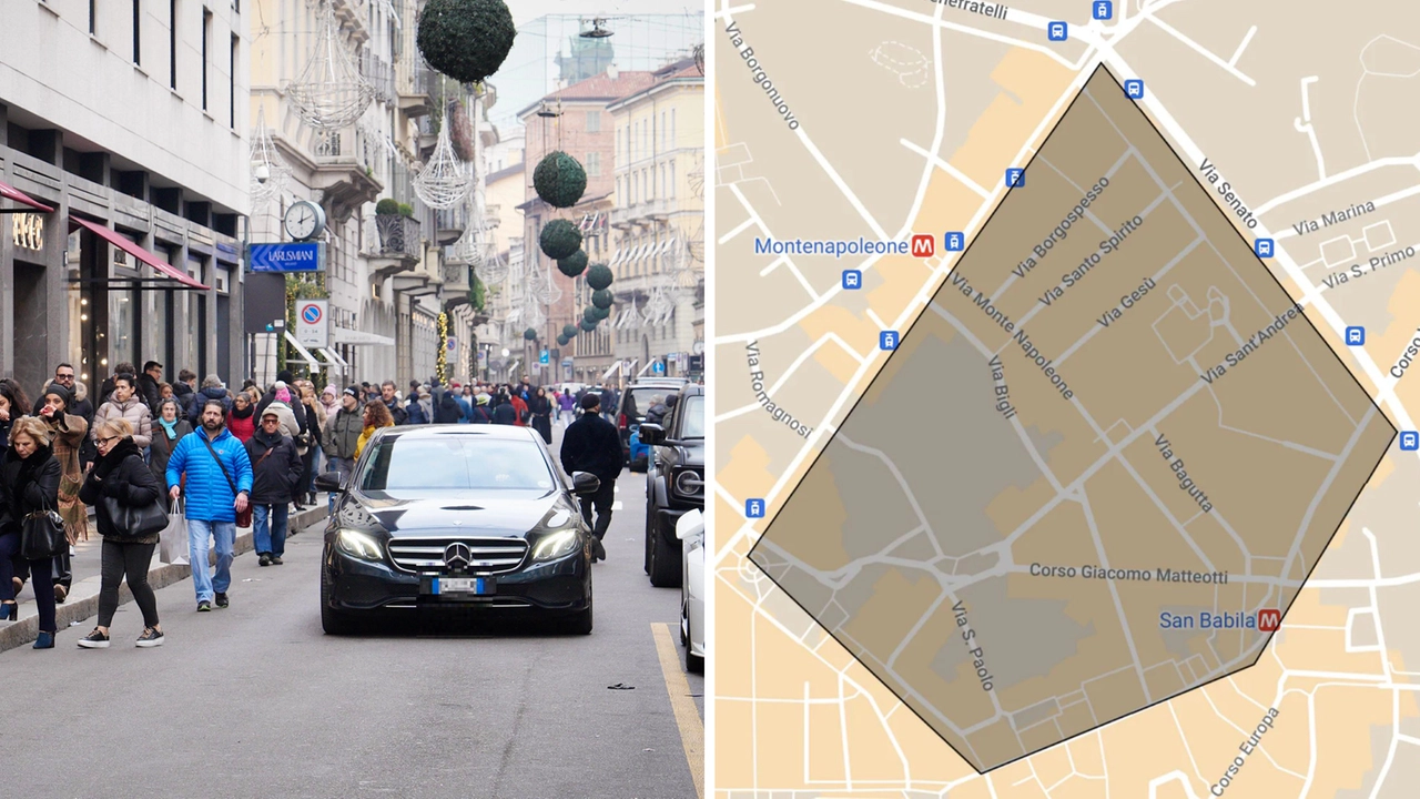 Milano, attiva la Ztl nel Quadrilatero della Moda: le vie con i divieti, le categorie escluse e le multe