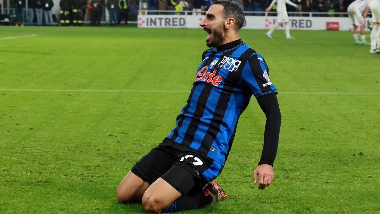 Davide Zappacosta festeggia il 2-0 al Monza Davide Zappacosta festeggia il 2-0 al Monza