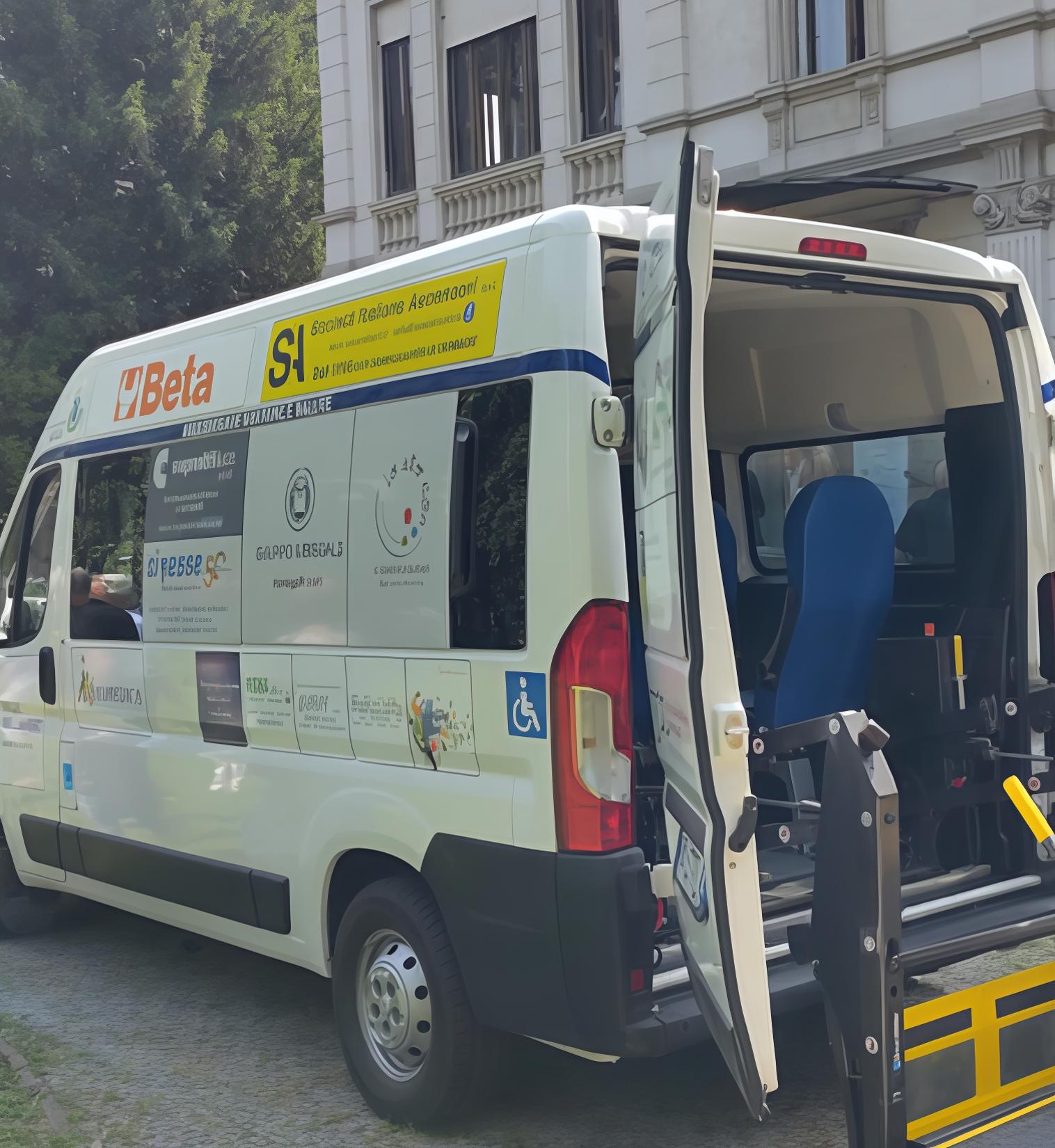 Ecco il nuovo pulmino per i fragili Ecco il nuovo pulmino per i fragili