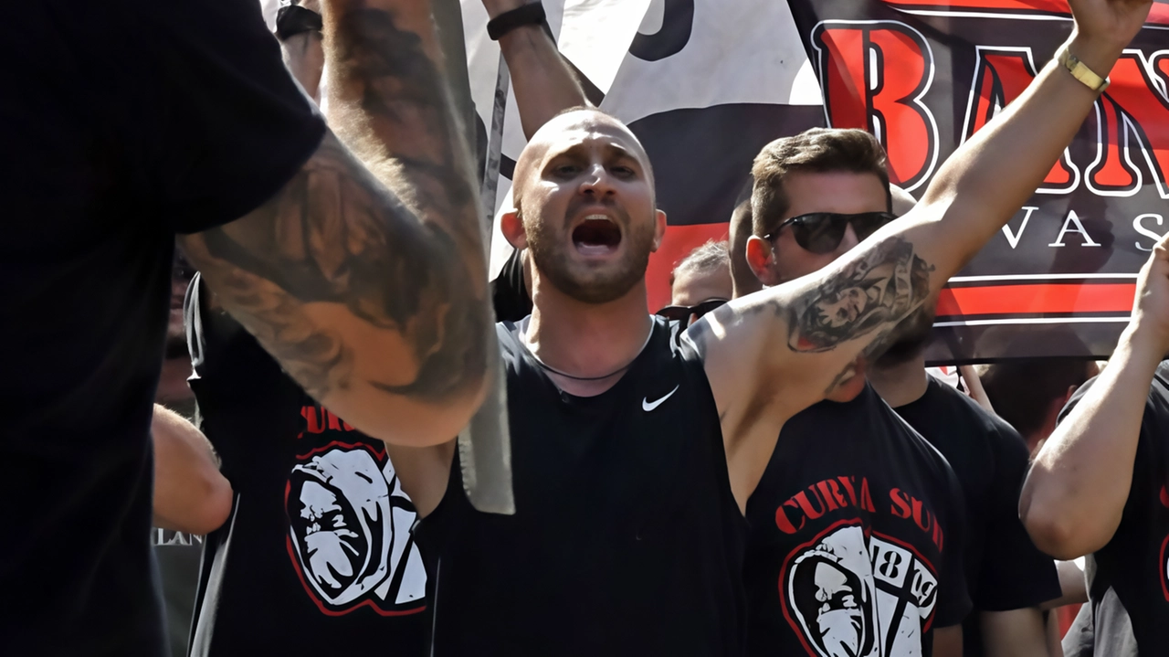 Luca Lucci, leader della Curva Sud Luca Lucci, leader della Curva Sud