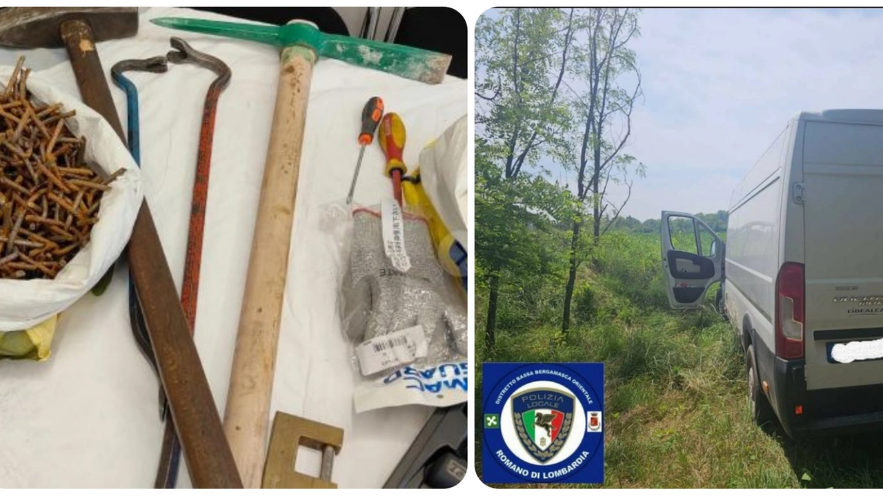 Parco del Serio, Polizia Locale trova veicoli rubati e attrezzi da scasso