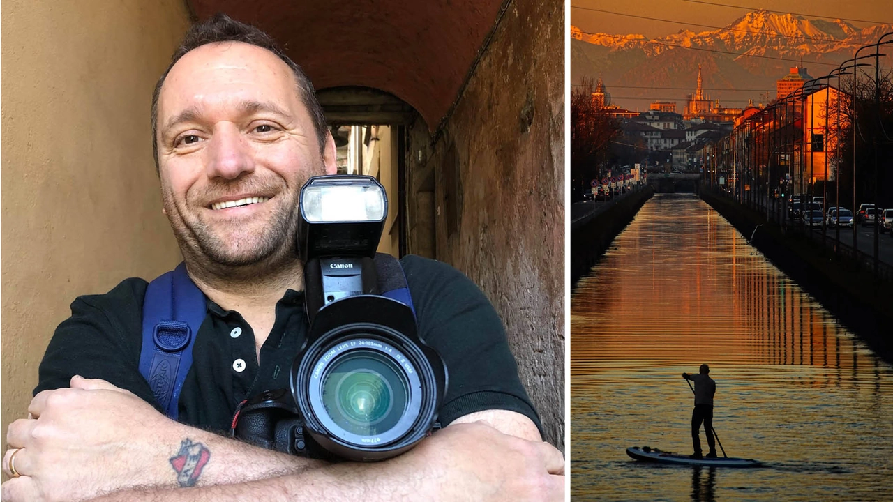 Andrea Cherchi, giornalista e fotoreporter premiato con l'Ambrogino d'Oro per civica benemerenza grazie al suo progetto "Semplicemente Milano". A destra una delle sue foto più iconiche Andrea Cherchi, giornalista e fotoreporter premiato con l'Ambrogino d'Oro per civica benemerenza grazie al suo progetto "Semplicemente Milano". A destra una delle sue foto più iconiche