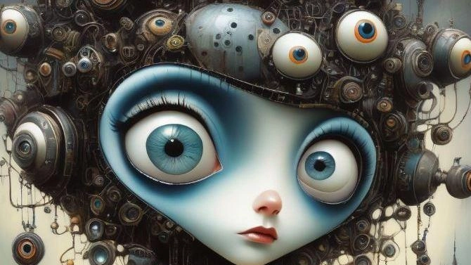 Una curiosa immagine creata con l’intelligenza artificiale su input dell’artista Una curiosa immagine creata con l’intelligenza artificiale su input dell’artista