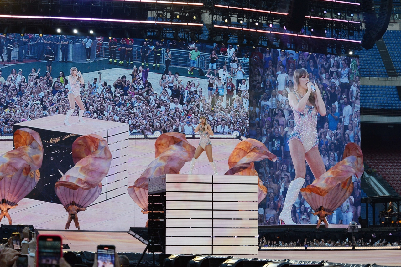 L'ingresso di Taylor Swift a San Siro