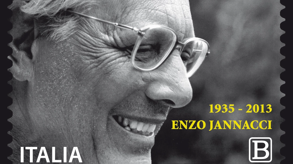 Il francobollo dedicato a Enzo Jannacci