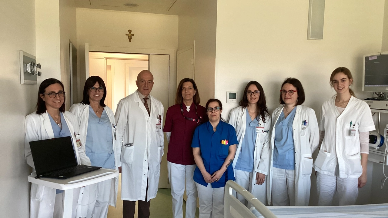 Il gruppo di lavoro della struttura di Ematologia a Legnano