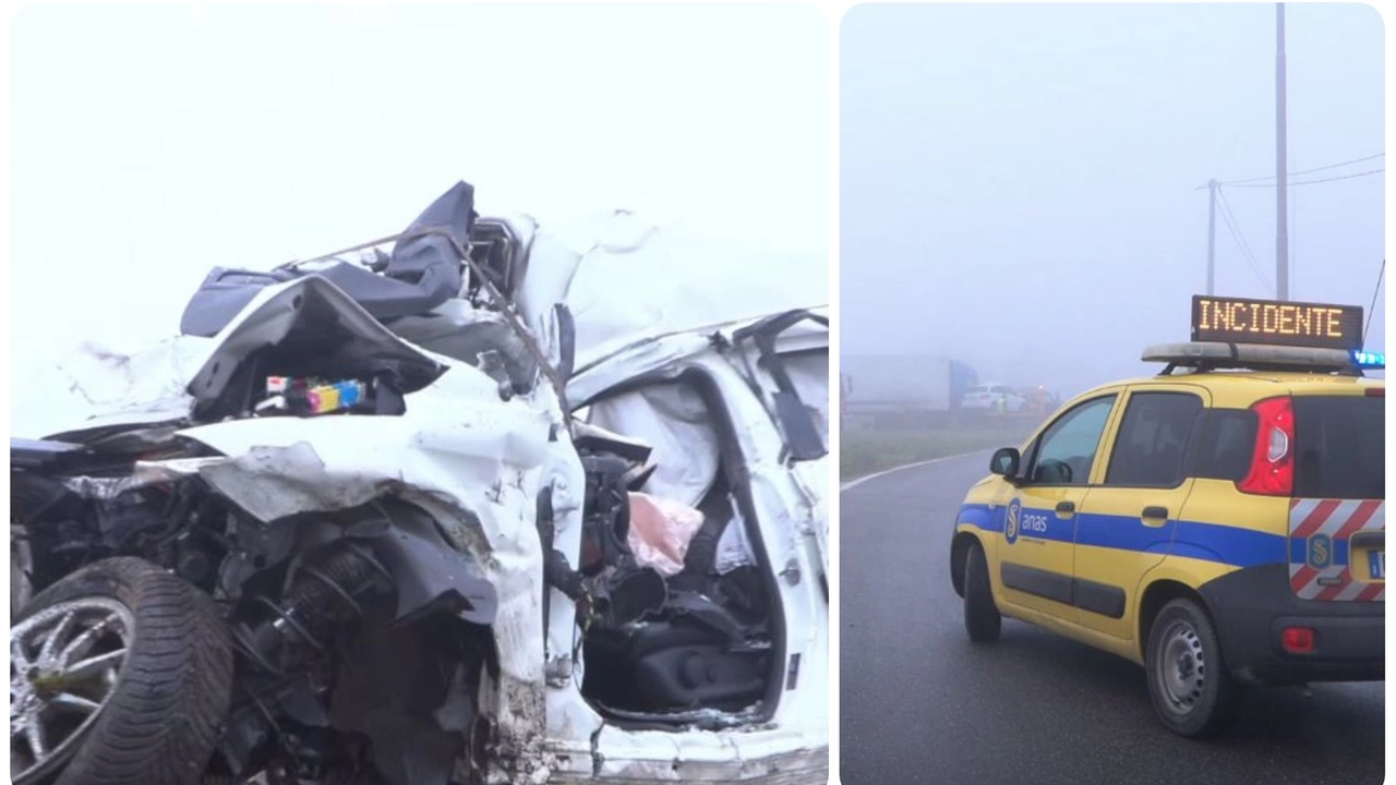 Incidente a Mede, auto si schianta contro un camion: morto 22enne (Frame video LocalTeam)