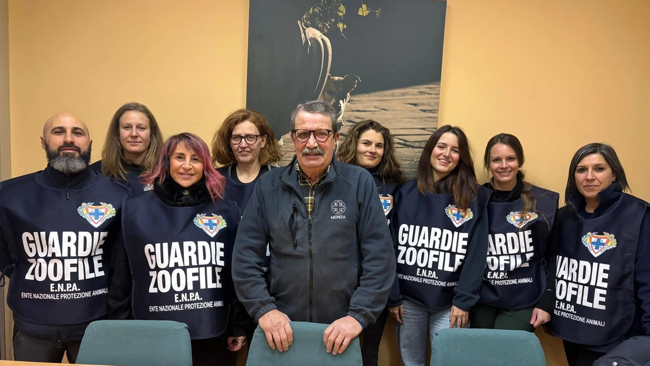 Giorgio Riva con le nove guardie Giorgio Riva con le nove guardie