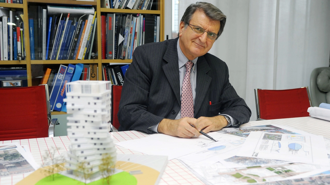 Giancarlo Marzorati nel suo studio sestese, che si affaccia sul parco Campari Giancarlo Marzorati nel suo studio sestese, che si affaccia sul parco Campari