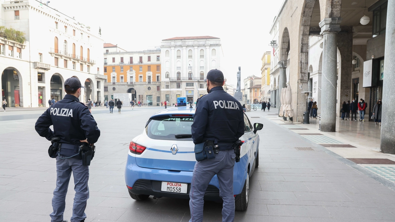 Polizia a Brescia