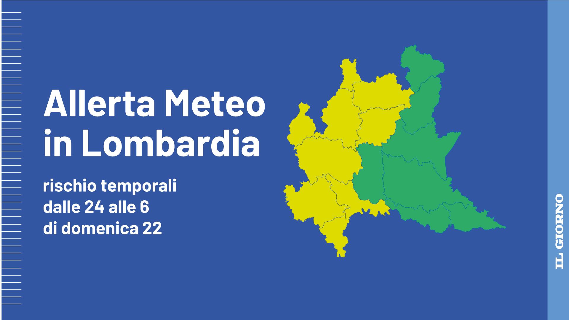Temporali in arrivo, allerta a Milano e in Lombardia: la regione è spezzata in due Temporali in arrivo, allerta a Milano e in Lombardia: la regione è spezzata in due