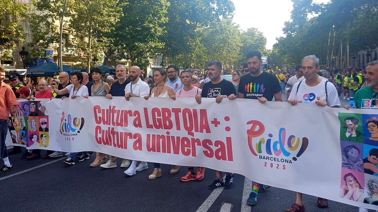 Scatto da un recente Pride, quello di Barcellona del 2025