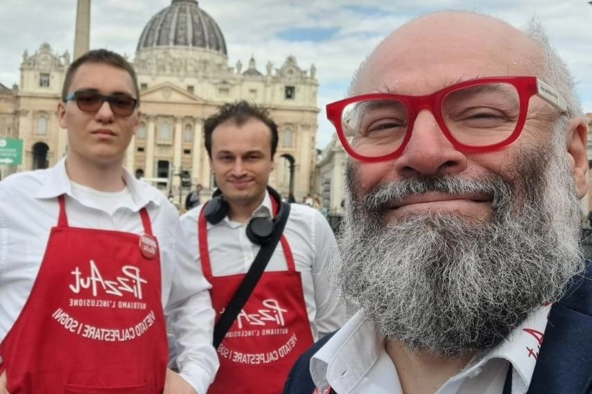 Nico Acampora e i ragazzi sono stati anche in Vaticano a fine aprile, in occasione del Giubileo