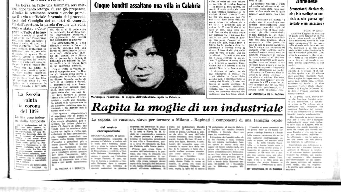Mariangela Passiatore, rapita e uccisa nel 1977. Si tradisce uno dei carcerieri: “L’hanno ammazzata a bastonate in testa” Mariangela Passiatore, rapita e uccisa nel 1977. Si tradisce uno dei carcerieri: “L’hanno ammazzata a bastonate in testa”