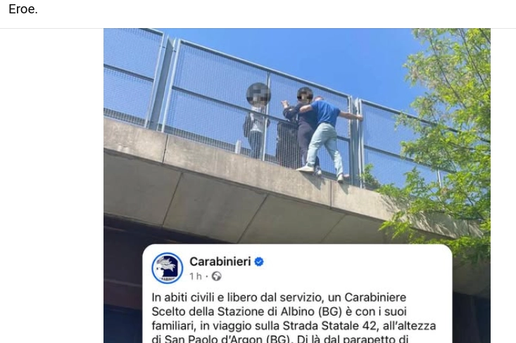 Il post della premier Giorgia Meloni