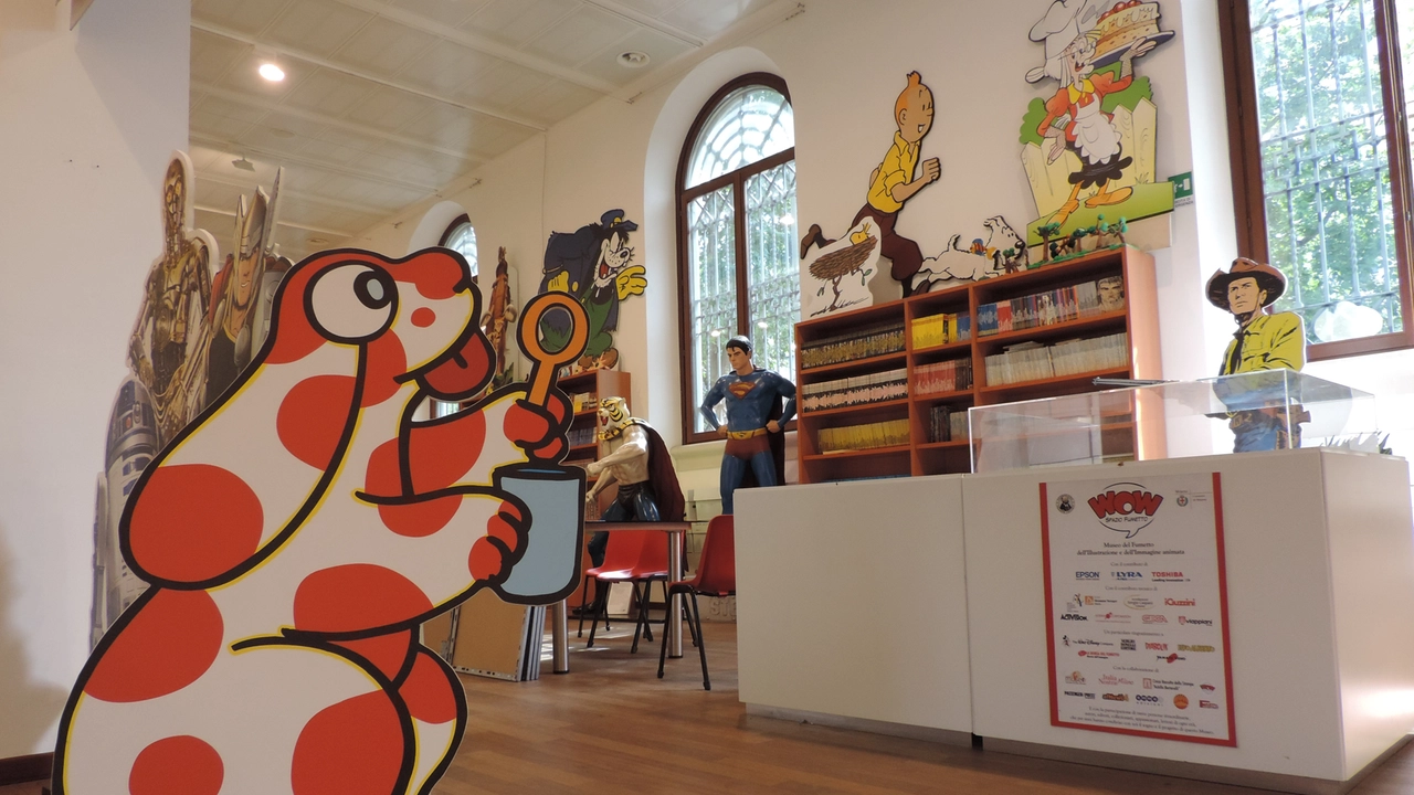 L'interno di Wow Spazio Fumetto
