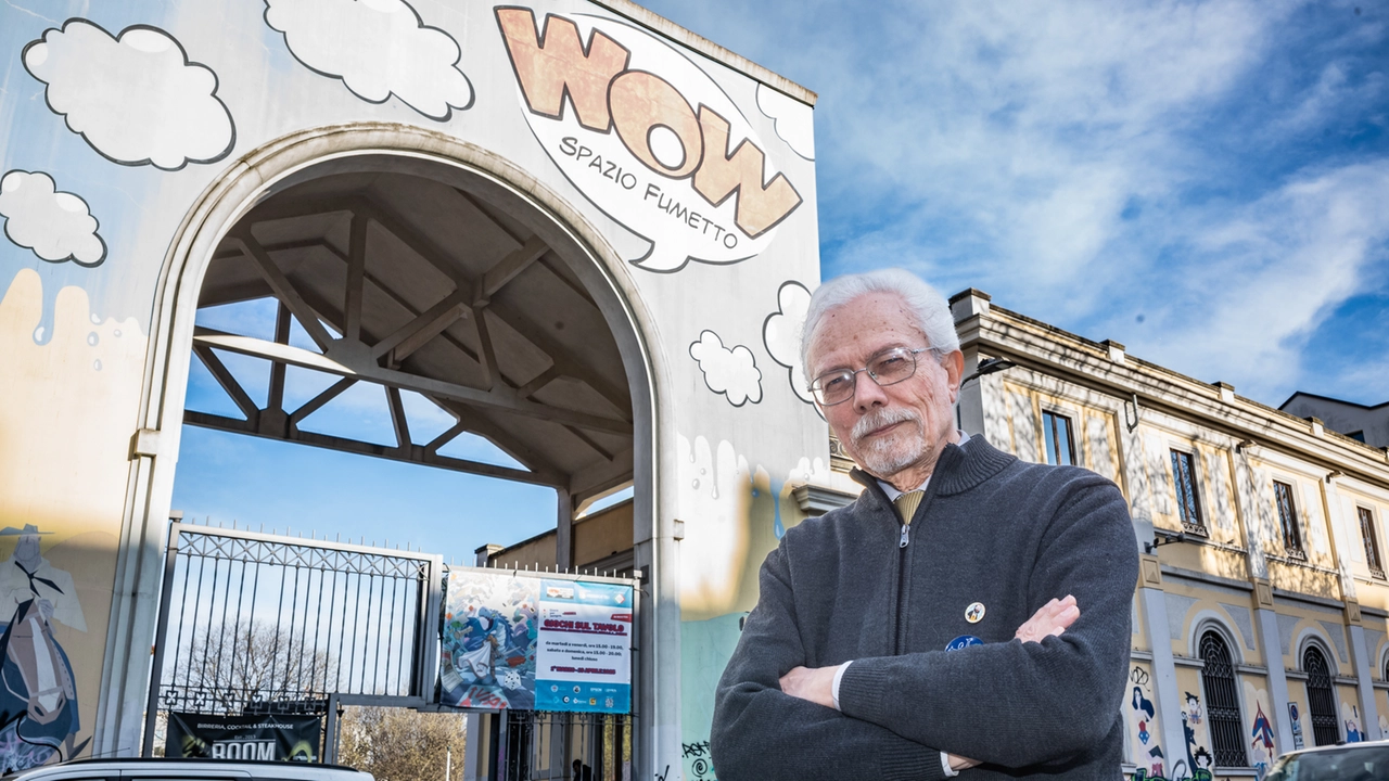 WOW Museo del fumetto. In foto il direttore Luigi Bona (Ansa/Davide Canella)