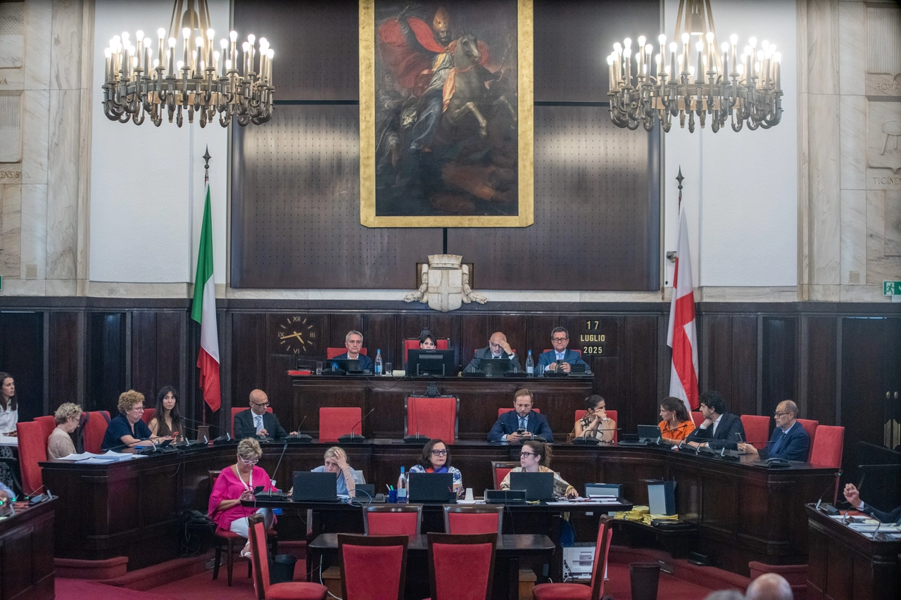 The City Council chamber at Palazzo Marino
