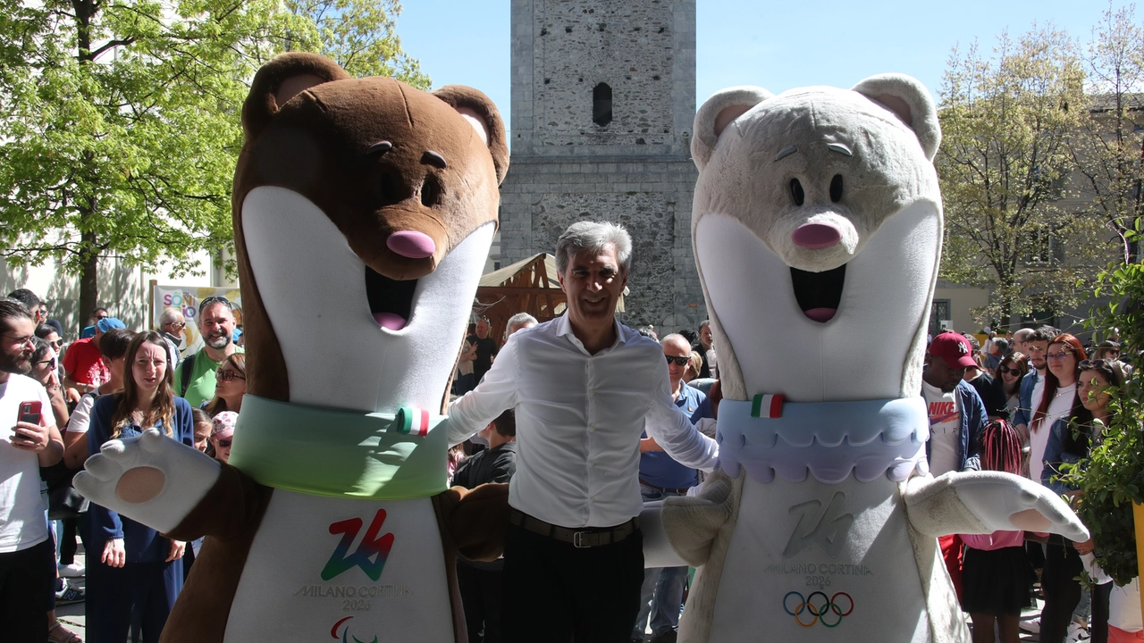 Le mascotte delle Olimpiadi invernali di Milano Cortina 2026