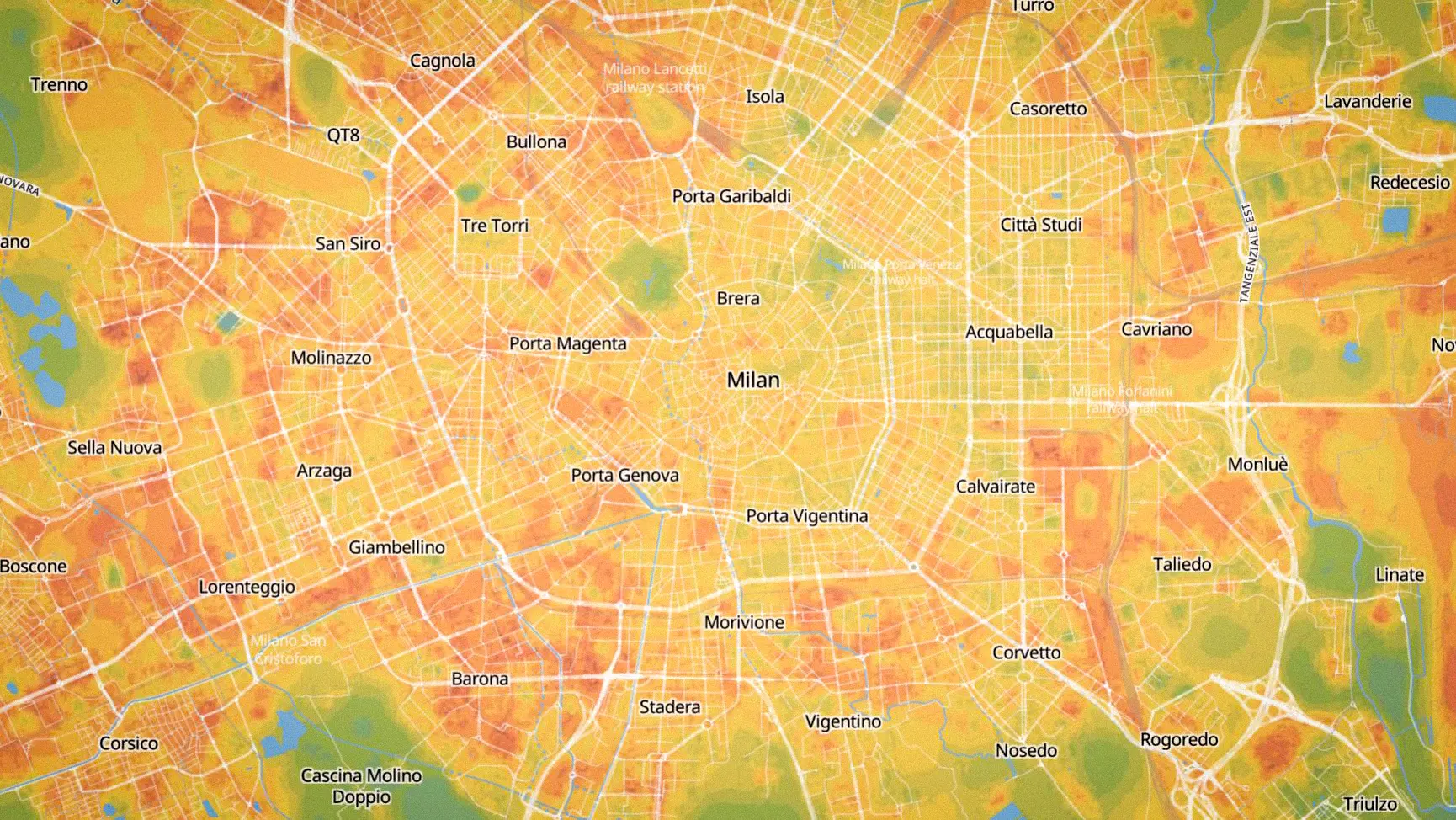 Caldo da bollino rosso? Ecco le 5 zone più fresche di Milano (le anti isole di calore) Caldo da bollino rosso? Ecco le 5 zone più fresche di Milano (le anti isole di calore)