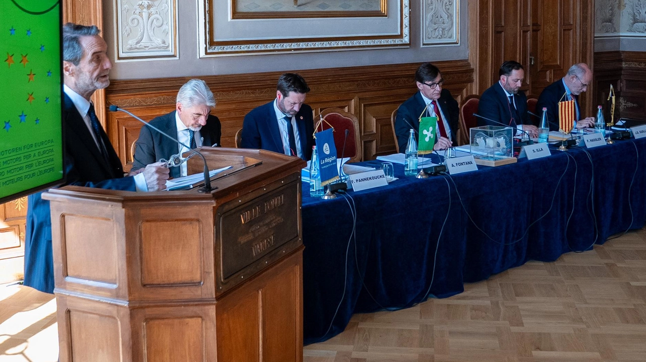L’incontro a Ville Ponti di Quattro Motori per l’Europa La guida ora passa alla Catalogna
