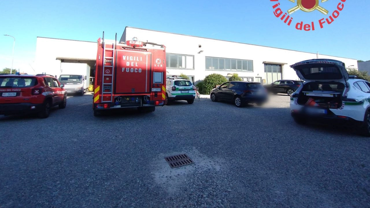 I vigili del fuoco sono intervenuti immediatamente in via Calabria a Meda I vigili del fuoco sono intervenuti immediatamente in via Calabria a Meda