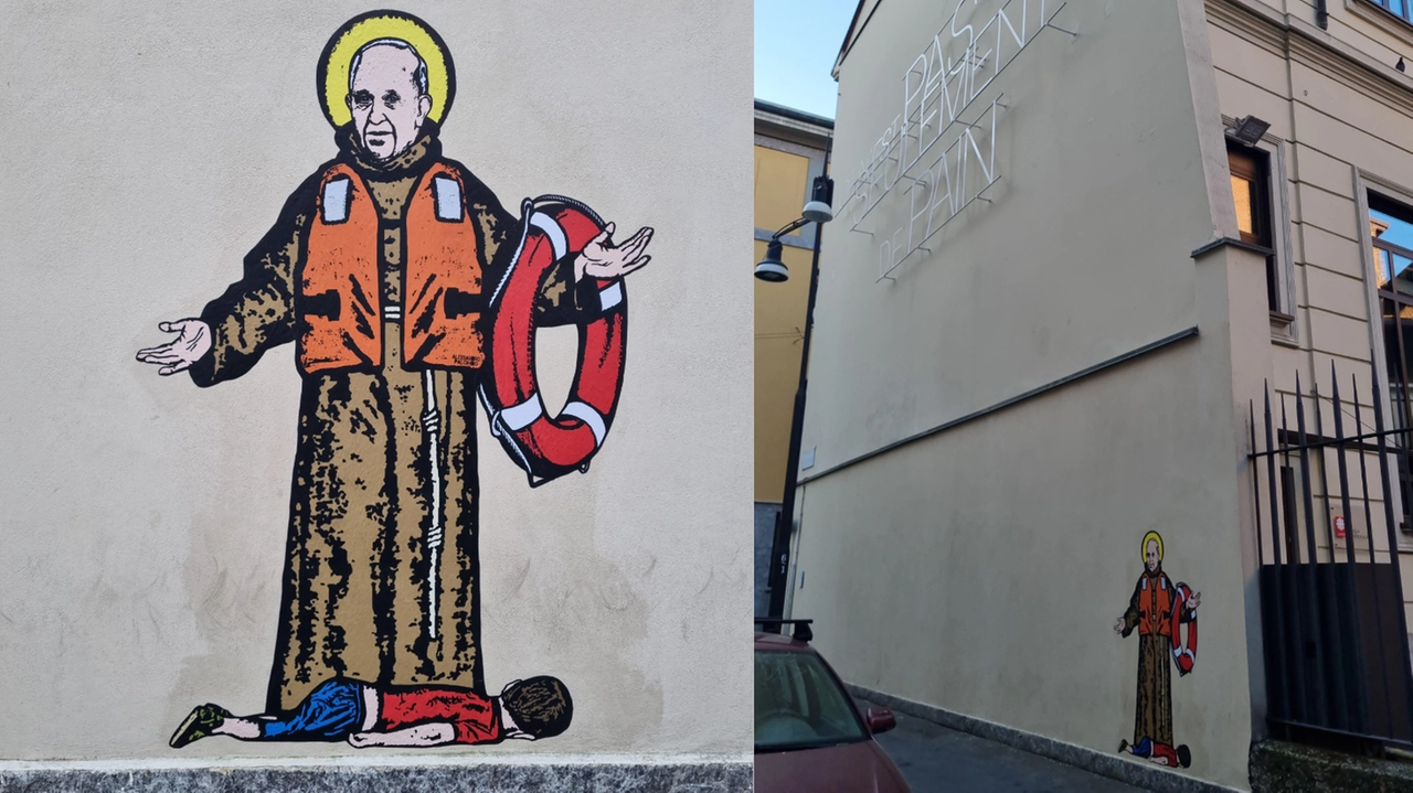 Franciscus – The Hope, il nuovo murale di Alexandro Palombo Franciscus – The Hope, il nuovo murale di Alexandro Palombo