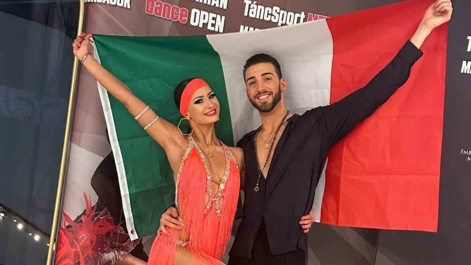 Ballo latino americano, un lodigiano nella seconda coppia italiana più brava al mondo