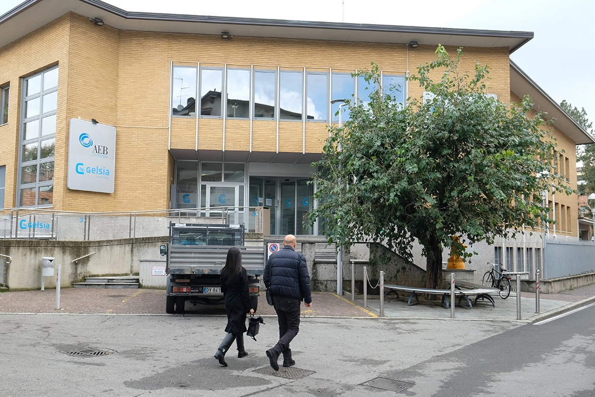 La sede della multiutility Aeb a Monza