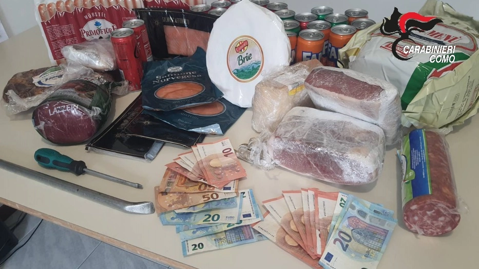 La refurtiva sequestrata dai carabinieri di Faloppio