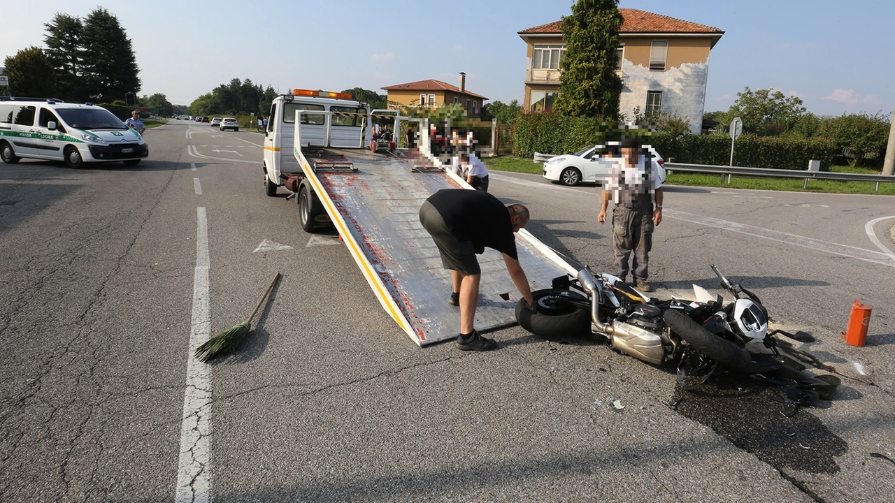 Bellusco incidente: gravissimo motociclista Bellusco incidente: gravissimo motociclista