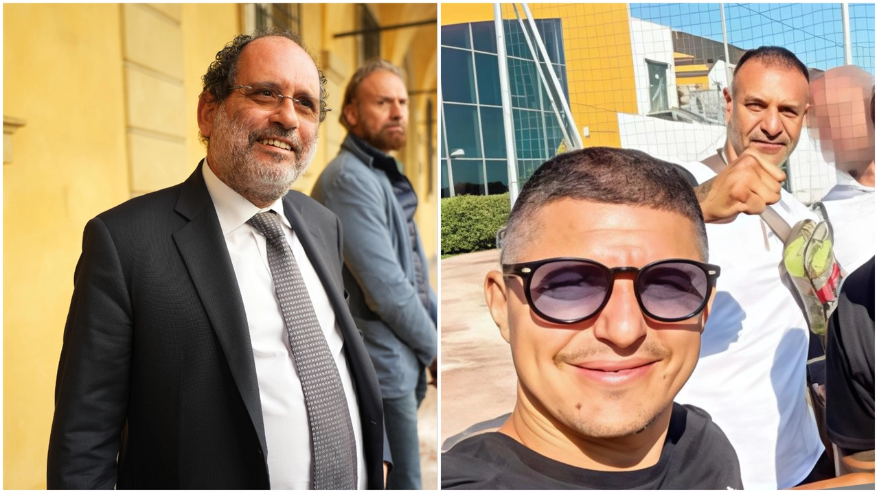 Antonio Ingroia; a destra Antonio Bellocco e il suo assassino Andrea Beretta