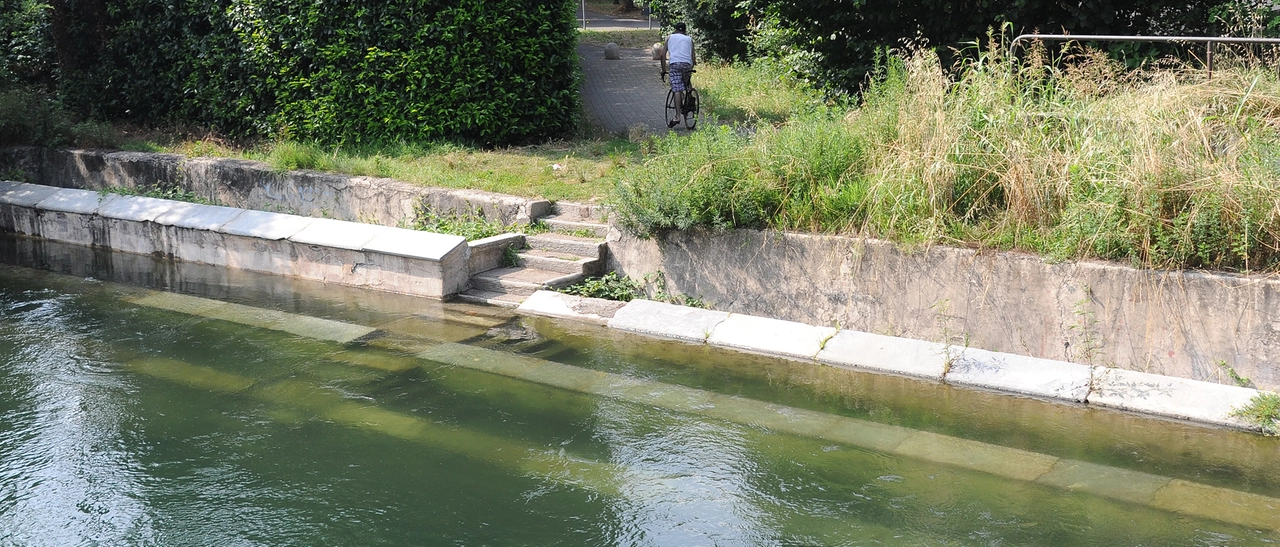 Parabiago, precipita nel canale Villoresi davanti alla moglie: un passante marocchino si getta in acqua e lo salva