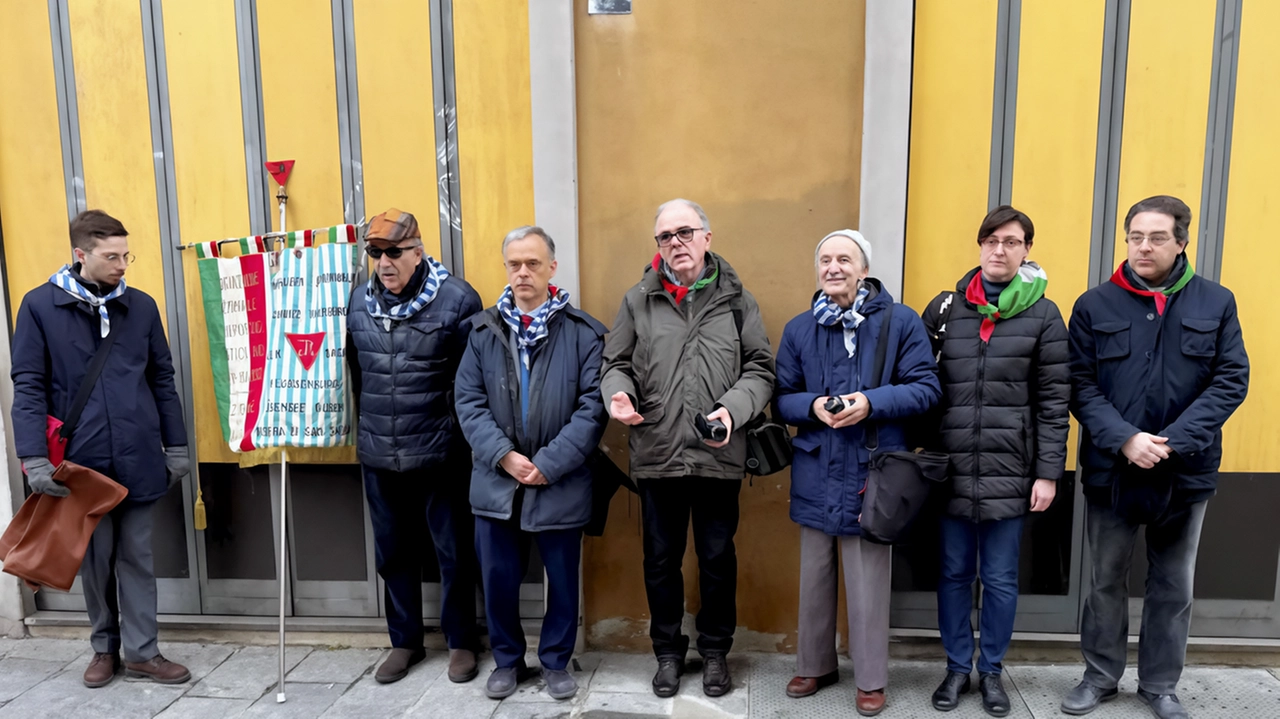 La cerimonia in memoria di Giovanni Bargigia con Guglielmo e Antonio Scapolla