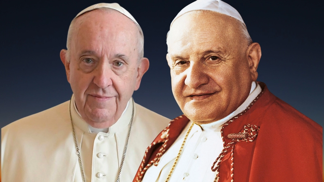 Papa Bergoglio e Giovanni Paolo XXIII Papa Bergoglio e Giovanni Paolo XXIII